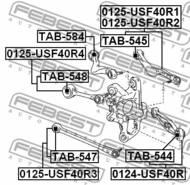 TAB-547 - Tuleja wahacza FEBEST /tył/ LEXUS LS460/460L 06-12