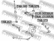 TAB-580 - Tuleja wahacza FEBEST /tył górny/ LEXUS LS400/CELSIOR 00-06