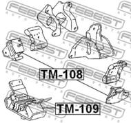 TM-109 - Poduszka silnika FEBEST /tył/ TOYOTA LAND CRUISER PRADO 90 96-02