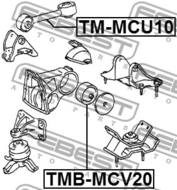 TMB-MCV20 - Poduszka silnika FEBEST /tył/ TOYOTA CAMRY 96-01