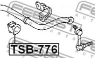 TSB-776 - Poduszka stabilizatora FEBEST /przód/ 26 .5 TOYOTA CROWN 08-12