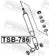 TSB-786 - Odbój amortyzatora FEBEST /tył/ TOYOTA SPRINTER 91-02