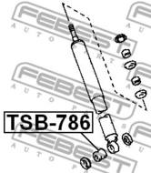 TSB-786 - Odbój amortyzatora FEBEST /tył/ TOYOTA SPRINTER 91-02