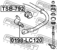 TSB-792 - Poduszka stabilizatora FEBEST /tył/ 21 TOYOTA LAND CRUISER PRADO 120 02-09