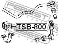 TSB-800 - Poduszka stabilizatora FEBEST /przód/ TOYOTA GRANVIA/HIACE 95-05