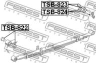 TSB-824 - Tuleja resora FEBEST /tył/ TOYOTA HILUX 04-12