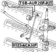 TSB-AUR20F-KIT - Poduszka stabilizatora FEBEST /przód kpl/ /zestaw/ D25 TOYOTA ESTIMA 06-