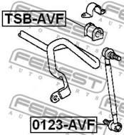 TSB-AVF - Poduszka stabilizatora FEBEST /przód/ 22 TOYOTA AVENSIS 03-08