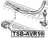 TSB-AVR19 - Poduszka stabilizatora FEBEST /tył/ 19 TOYOTA AVENSIS 03-08