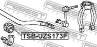 TSB-UZS173F - Poduszka stabilizatora FEBEST /przód/ 28 .6 TOYOTA ARISTO 97-04