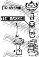 TSHB-AV220R - Osłona amortyzatora FEBEST /tył/ TOYOTA CARINA 92-97