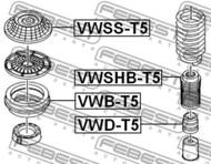 VWB-T5 - Łożysko amortyzatora FEBEST /przód/ VAG TRANSPORTER/MULTIVAN T5 03-15