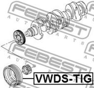 VWDS-TIG - Koło pasowe wału FEBEST VAG A3 03-13