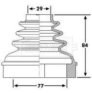 BCB6192 B&B - Osłona przegubu W BORG&BECK PSA 07- C4 PICASSO/C5 08-