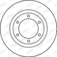 561032JC JUR - Tarcza hamulcowa JURID /przód/ 244X7 PSA 2CV 0.6 75