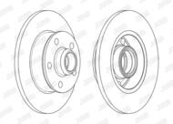 561620JC-1 JUR - Tarcza hamulcowa JURID /przód/ 280X22 VAG GOLF III 2.0 16V