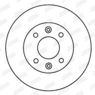 561997JC JUR - Tarcza hamulcowa JURID /przód/ 259X20,6 RENAULT MEGANE/CLIO