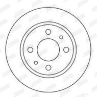 562025JC JUR - Tarcza hamulcowa JURID /przód/ 247X18 NISSAN ALMERA 95