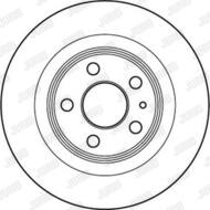 562246JC JUR - Tarcza hamulcowa JURID /tył/ 272X12 FIAT ULLYSE 02