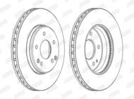 562248JC JUR - Tarcza hamulcowa JURID /przód/ LEXUS GS300 93-