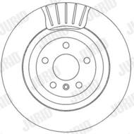 562326JC JUR - Tarcza hamulcowa JURID /tył/ 330X22 DB ML 320CDI 05-07