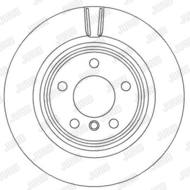 562355J JUR - Tarcza hamulcowa JURID /przód/ 356X36 BMW X5 4.4 02