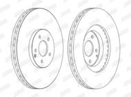 562358JC JUR - Tarcza hamulcowa JURID /przód/ 345X30 DB W203 05