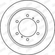 562380JC JUR - Tarcza hamulcowa JURID /tył/ 315X18 MITSUBISHI PAJERO II 95