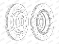562400JC JUR - Tarcza hamulcowa JURID /tył/ 330X26 DB CLS 03-09