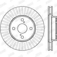 562414JC JUR - Tarcza hamulcowa JURID /przód/ 255X25 TOYOTA COROLLA 1.4 04-