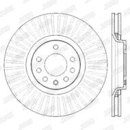 562423J JUR - Tarcza hamulcowa JURID /przód/ 321X28 GM ASTRA H 2.0T 05-10