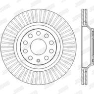 562432JC JUR - Tarcza hamulcowa JURID /tył/ 310X22 VAG A3 3.2 QUATTRO 03-04