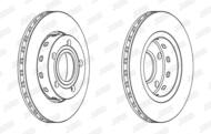 562516JC JUR - Tarcza hamulcowa JURID /tył/ VAG A4 S4 QUATTRO 97-0