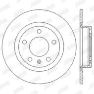 562580JC JUR - Tarcza hamulcowa JURID /tył/ GM CORSA D 06-/CORSA E 14-