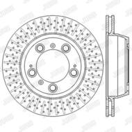 562585JC JUR - Tarcza hamulcowa JURID /tył/ PORSCHE BOXSTER 99-11