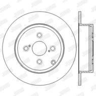 562600JC JUR - Tarcza hamulcowa JURID /tył/ 279X9 TOYOTA COROLLA 2.0D 02