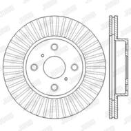 562602JC JUR - Tarcza hamulcowa JURID /tył/ 310X18 LEXUS GS300/460 06