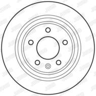 562640JC JUR - Tarcza hamulcowa JURID /tył/ GM ASTRA GTC J 11-/ASTRA J 09-