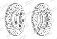 562668JC JUR - Tarcza hamulcowa JURID /przód/ PORSCHE BOXSTER 99-