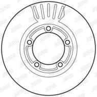 562800JC JUR - Tarcza hamulcowa JURID /przód/ 254X24 HYUNDAI H1 97