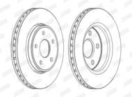 562854JC-1 JUR - Tarcza hamulcowa JURID /przód/ 328X30 JEEP GRAND CHEROKEE 3.0CRD 05