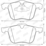 573179JC JUR - Klocki hamulcowe JURID /przód/ VOLVO V70 III 2.5-3.2AWD 07