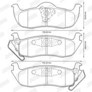 573319J JUR - Klocki hamulcowe JURID /tył/ JEEP GRAND CHEROKEE 05