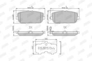 573640J JUR - Klocki hamulcowe JURID /tył/ MAZDA MX5 05