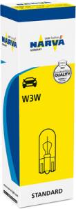 17097 NAR - Żarówka W3W 12V CAŁOSZKLANA NARVA 
