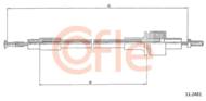 11.2481 COF - Linka sprzęgła COFLE FORD SIERRA 87-93 (1240mm)