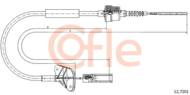 12.7201 COF - Linka sprzęgła COFLE FIAT PANDA 03- /reg.manualna/