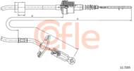 12.7205 COF - Linka sprzęgła COFLE FIAT