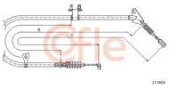 17.0654 COF - Linka hamulca ręcznego COFLE MAZDA