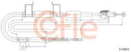 17.6053 COF - Linka hamulca ręcznego COFLE /tył P/ KIA CEED 06- tarcze /1673mm/